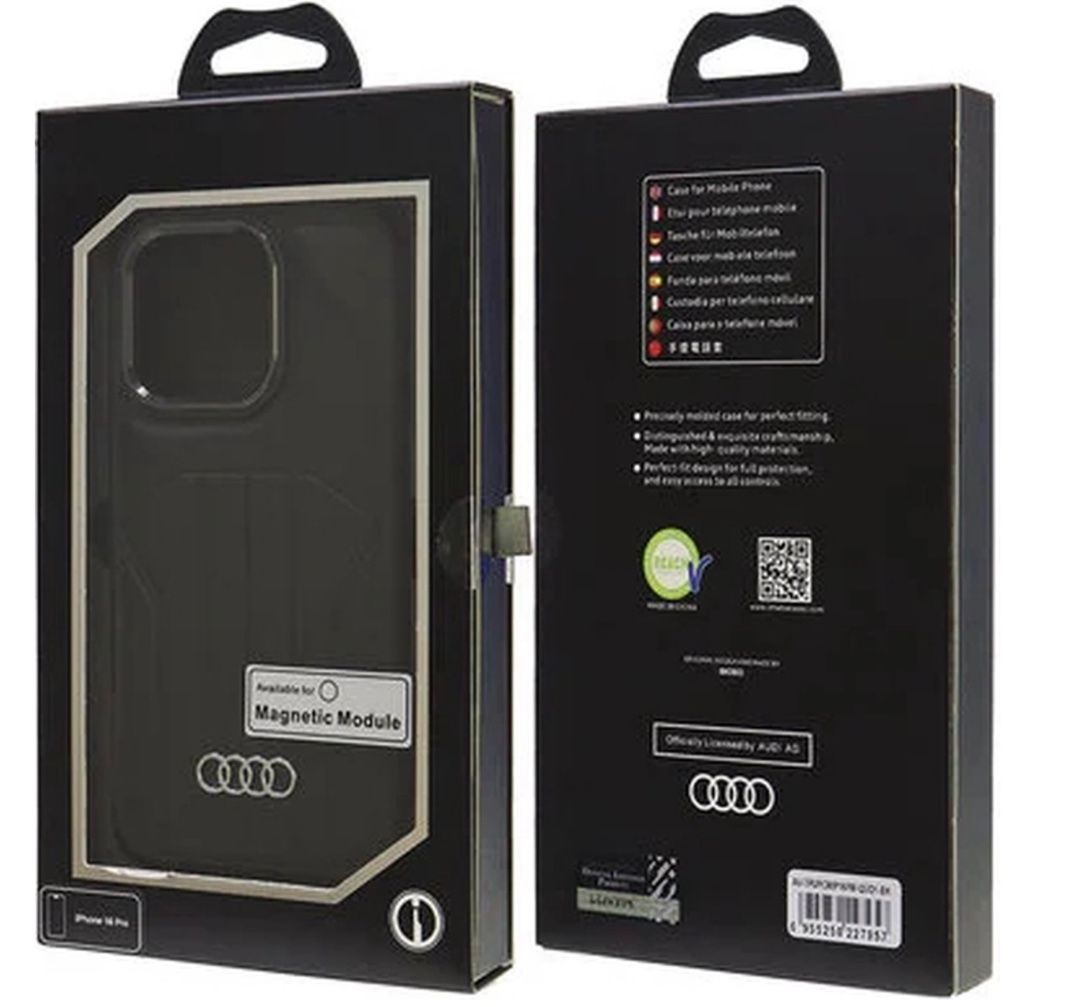 Audi – iPhone 16 Pro Max – Backcover – synthetic leather – magsafe